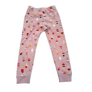 Hanna Andersson Girls Leggings Pants Ice Cream Popsicles Lavender School Play 4